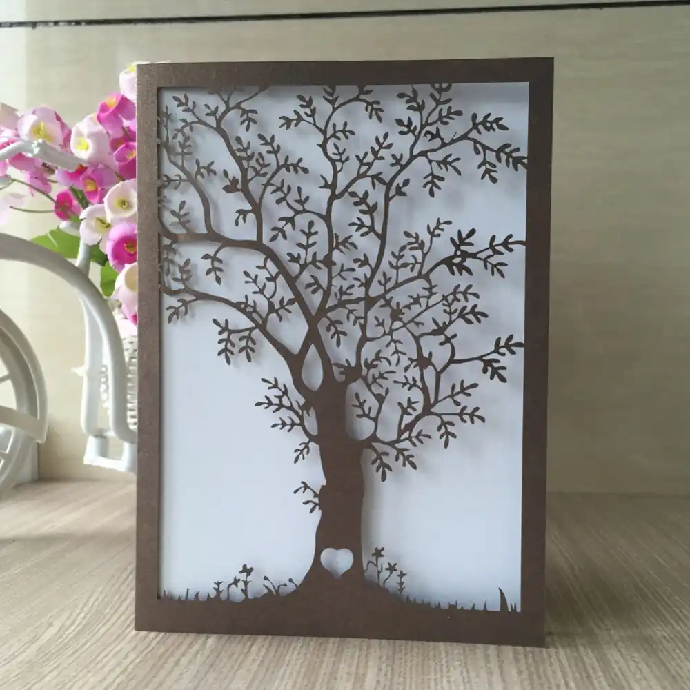 Detail Feedback Questions About 100pcs Tree Pattern 15th Bat Bar 100pcs Tree Pattern 15th Bat Bar Mitzvah Princess Design Birthday Bridal Shower Party Invitation