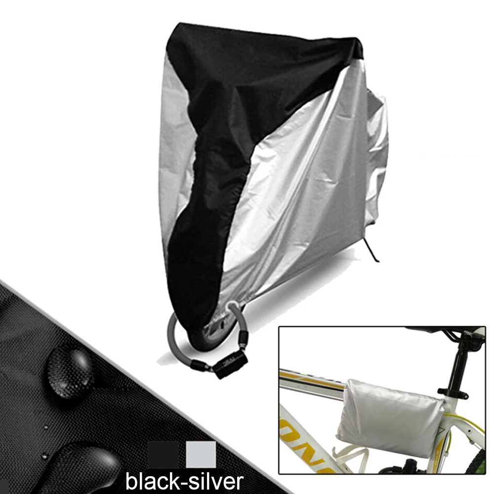 

Waterproof Bike Cover Rain Sun Dustproof Outdoor Bicycle Cover with Lock Hole for Mountain Road Bike S-XL Universal Bike Cover