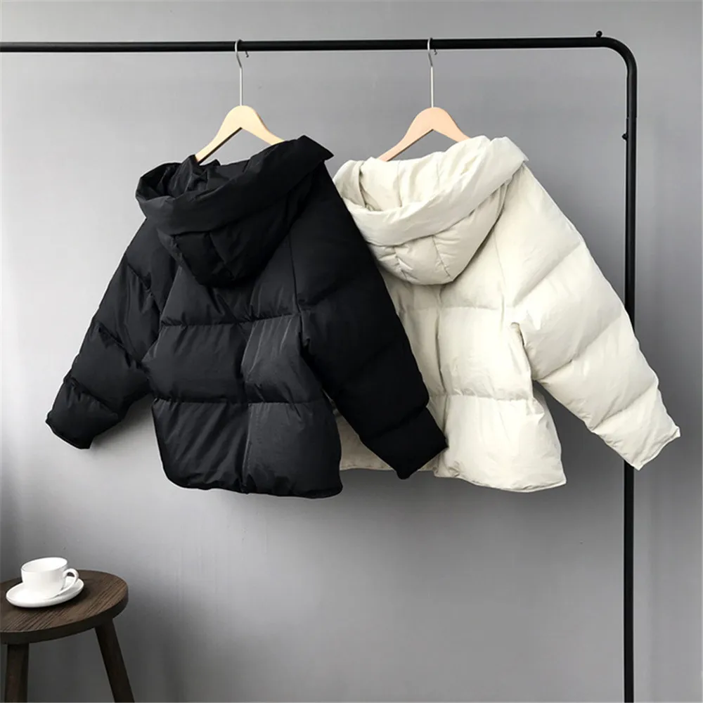 Winter Warm Teenage Girls' Thicken Coat 2018 Cotton Padded Women Hooded Coats Casual Parkas Thick Jacket Coat Hoodies Z8879 (14)