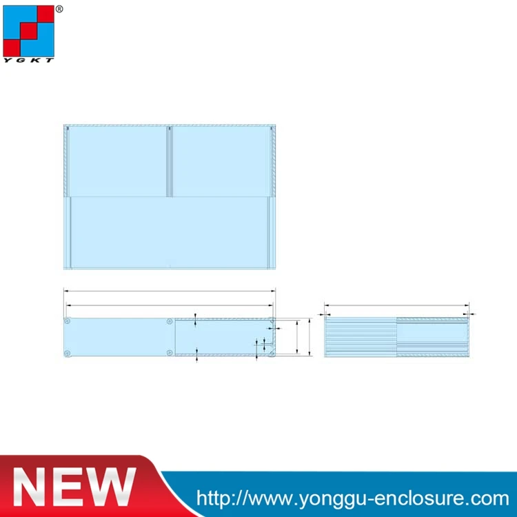 YGK-031 240*45-160mm Communications equipment chassis / Inverter aluminum housing / PCB Instrument equipment enclosure YGK-031 240*45-160mm Communications equipment chassis / Inverter aluminum housing / PCB Instrument equipment enclosure