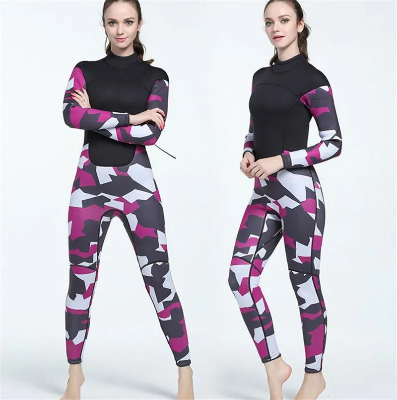 

MYLEDI Neoprene 3mm Women Diving Neoprene Triathlon Scuba Diving Suit Spearfishing Swimsuit Full Body Jumpsuit