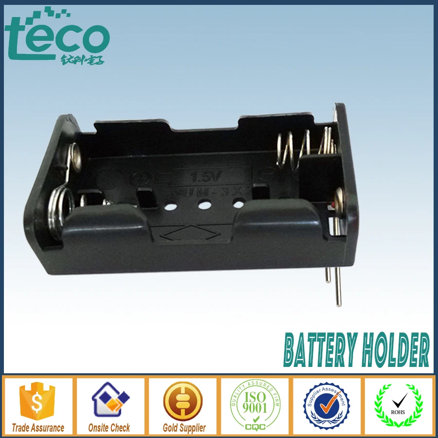 

5Pcs/lot 2 AA Battery Holder For 2 x AA Battery With Pin TBH-2A-2CP