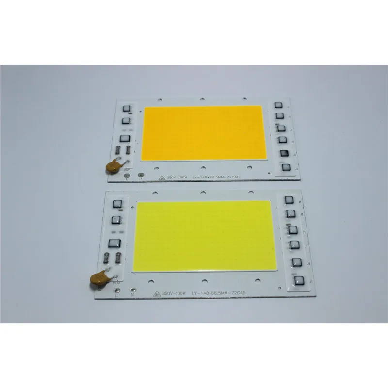 Светодиодный чип COB лампы 50 Вт 100 150 AC 220 В Smart IC DIY светодиодный прожектор дневной