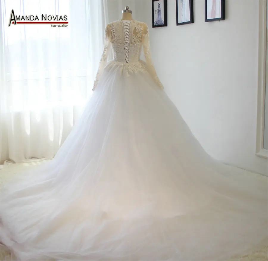 Свадебное платье vestido noiva горячая Распродажа Amanda Novias реальные фотографии свадебное платье es