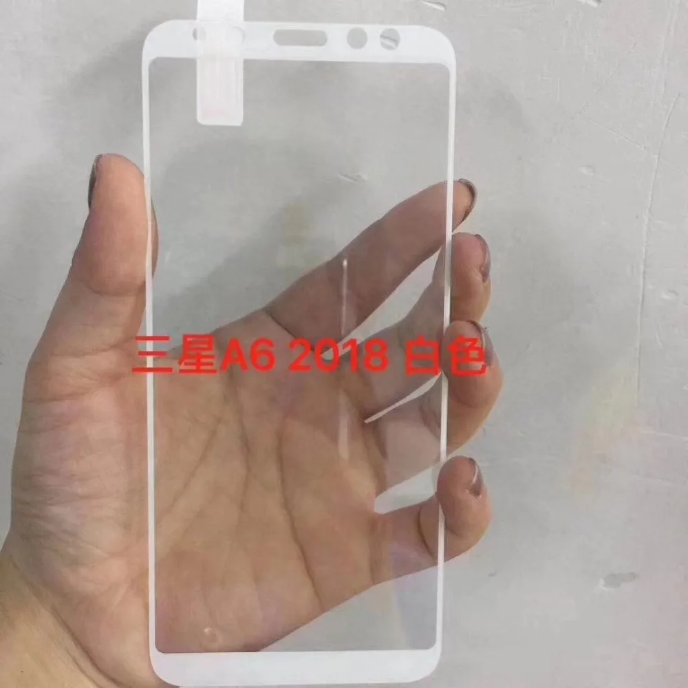 2.5D полное покрытие закаленное Стекло для Galaxy A6 Экран Защитная пленка для samsung Galaxy A6 Анти-Царапины пленка