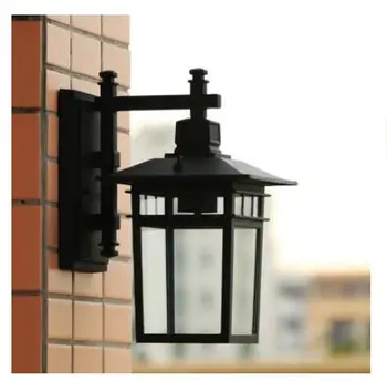 

Continental waterproof wall lamp Les Loges Du Park Hotel living room balcony corridor fence aluminum outdoorLU627 ZL458 LU109
