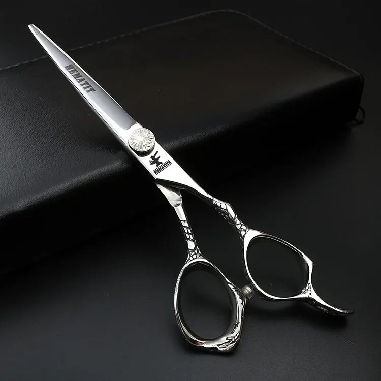 Лучшие Качественные Парикмахерские ножницы набор 6 дюймов стрижка истончение ножницы Япония 440C ножницы для волос набор