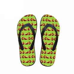 NOISYDESIGNS мужчин Повседневное Вьетнамки 3D фрукты головоломки принтами Летняя обувь на плоской подошве сандалии мужские домашние Слиперы на