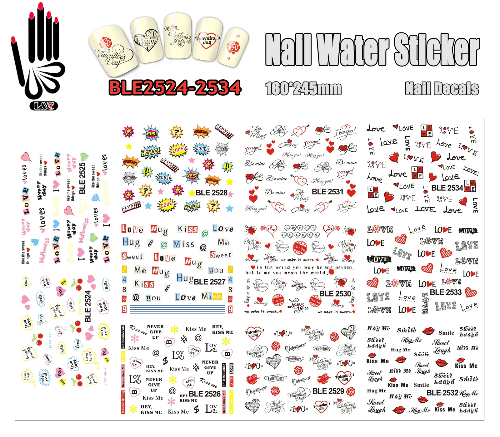 25 Valentine S Day Nail Art Ideas Working As A Wonderful Reminder 15 Amazing Valentines Day Nail Art Stickers For