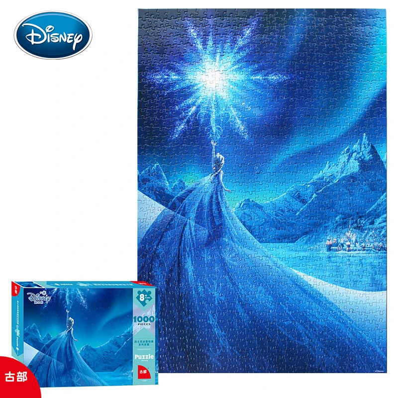 Disney 1000 шт бумажный пазл мечта дорожного зарядного устройства ледяной
