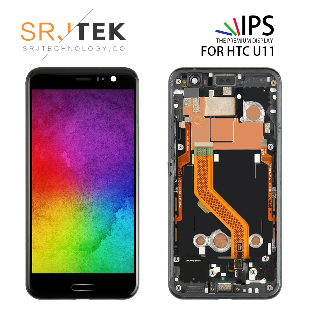 

Original 5.5'' 2560x1440 Super LCD Display For HTC U11 LCD Touch Screen Digitizer for HTC U11 LCD Replacement Parts