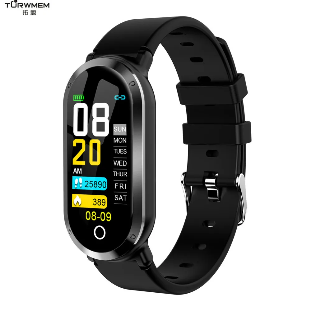 T1 Smart Wristband Woman Fitness Bracelet Heart Rate Blood Pressure Monitor Pedometer Watch Band for IOS Android Huawei Phone