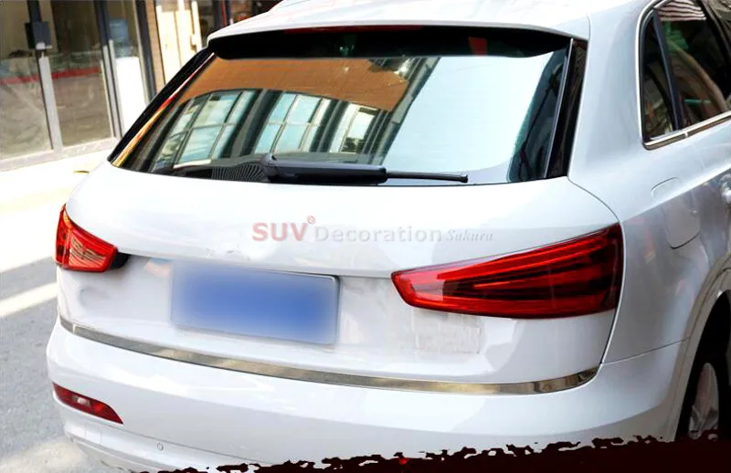 Molduras de Porta Pcs para Audi Stainelss Exterior Traseiro Cauda Inferior Traseira Tampa Guarnição 1 q3 2020 4 Automóveis e motos