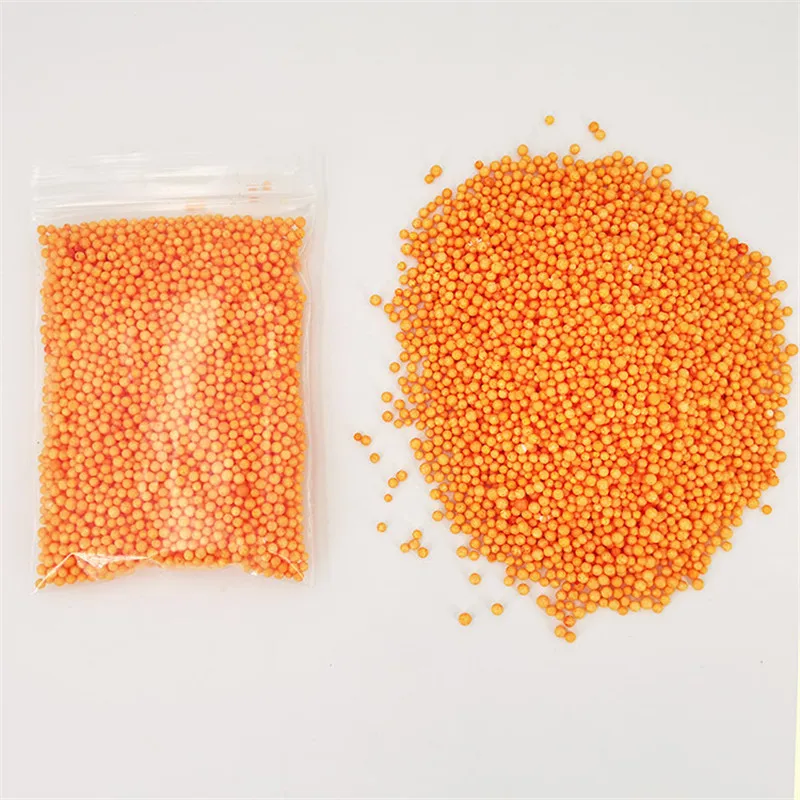 5500Pcs DIY Snow Mud Particles Slime Foam Balls Beads DIY Wedding Party Decoration Polystyrene Filler Crafts 2-3mm For Children
