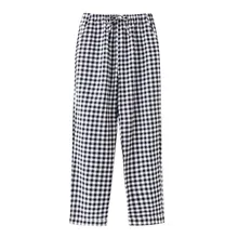 Женские штаны для сна, хлопковые Фланелевые домашние штаны, клетчатые штаны для сна, женские штаны для сна