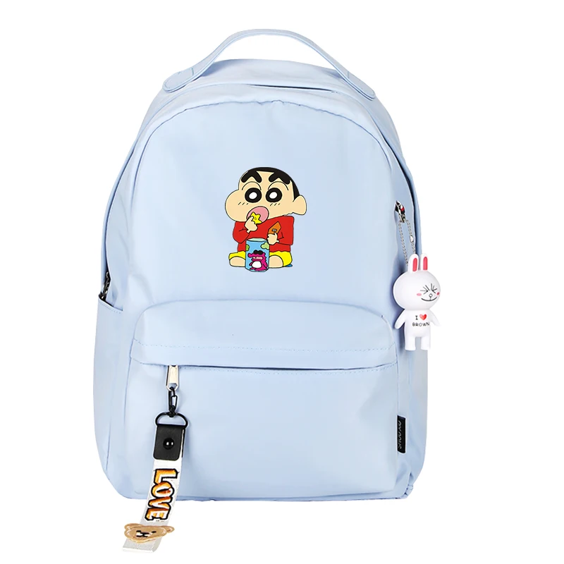 Crayon Shin-chan рюкзак с принтом Kawaii детские школьные сумки леденцовых цветов женский милый рюкзак туристический рюкзак Ainme Bagpack - Цвет: 20