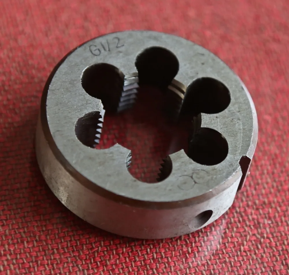 Free shipping 1PC alloy steel made BSP die G1/2" 14 pipe threading Dies
