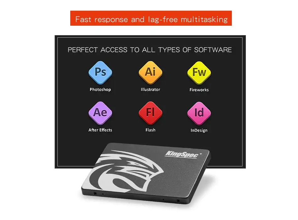 Kingspec SATA3 SSD 90 GB SSD диск твердотельный накопитель 2,5 дюйма 90 GB SSD жесткий диск для ноутбука рабочего заводской