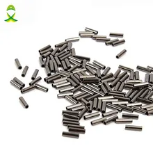 JSM 500 шт./лот, рыболовная леска, встроенная труба, провод, зажим, трубка, рыболовные снасти, рыболовная проволочная втулка, бочонок, медь, обжимные рукава