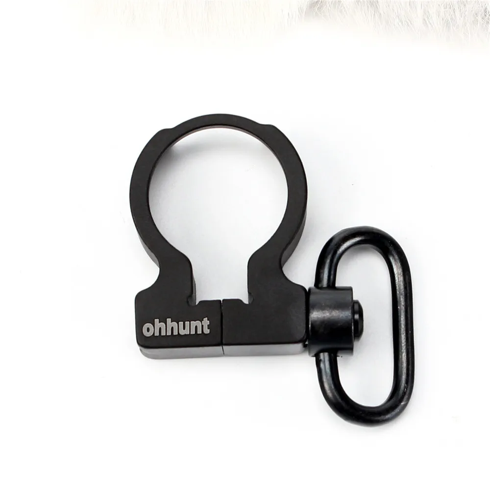 ohhunt QD Quick Detach End Plate Sling Swivel Adapter Mount Black for .2235.56 Carbines AR15 M4 Rifle Hunting Gun Accessories (2)