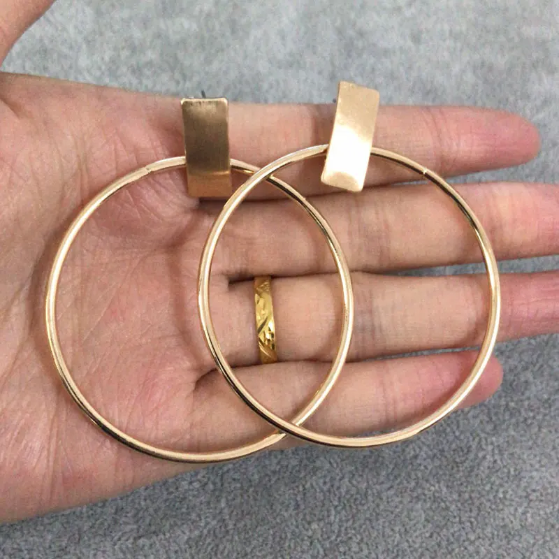 

New statement earrings Circle Geometric earrings For Women Hanging Dangle Earrings Drop Earing Party Jewelry YY631