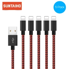 5pcs Pack USB Charger Cable for iPhone 7 8 plus X,Suntaio Fast Charger Adapter Data Wire 1m/2m Car Charger Cable for iPhone 6 5 5pcs Pack USB Charger Cable for iPhone 7 8 plus X,Suntaio Fast Charger Adapter Data Wire 1m/2m Car Charger Cable for iPhone 6 5