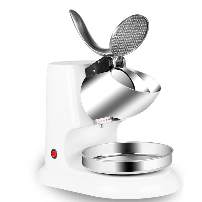 220V Commercial Electric Ice Crusher Machine Smoothie Ice Cream Machine
