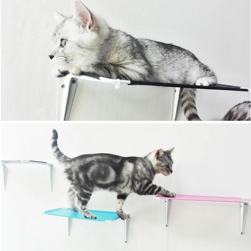 

Cat Climbing Jumping Platform Pets Cats Toy Kittens Wall Hanging Storage Decoration Climb Track Cat Accessaries House Nest Mat