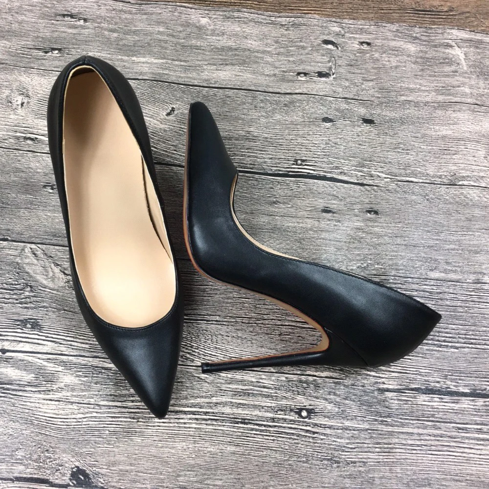 Новинка; черные женские туфли на высоком каблуке; Эксклюзивная Брендовая обувь; женская обувь на высоком каблуке 10 см 12 см; профессиональная обувь