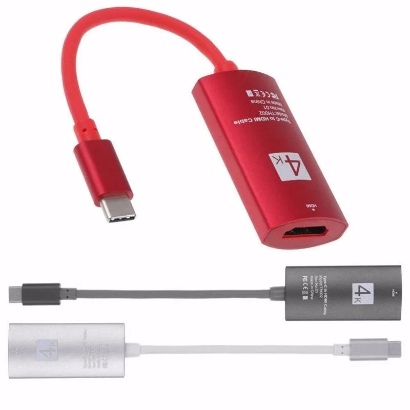 Кабель адаптер type C USB к HDMI для samsung S8 S9 Plus Note 9 P20 Pro Lot OB1 универсальный экран
