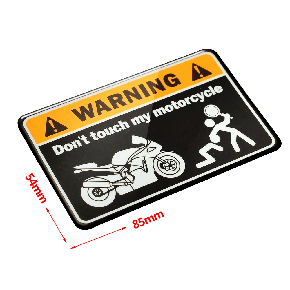 Наклейки Don't Touch My мотоциклетные наклейки на мотоцикл бак чехол для Kawasaki Suzuki Ducati
