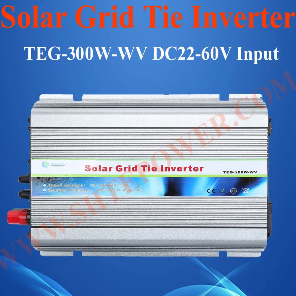 

HOT SALE 300W GRID TIE POWER INVERTER CONVERTER DC22V-60V TO AC110V