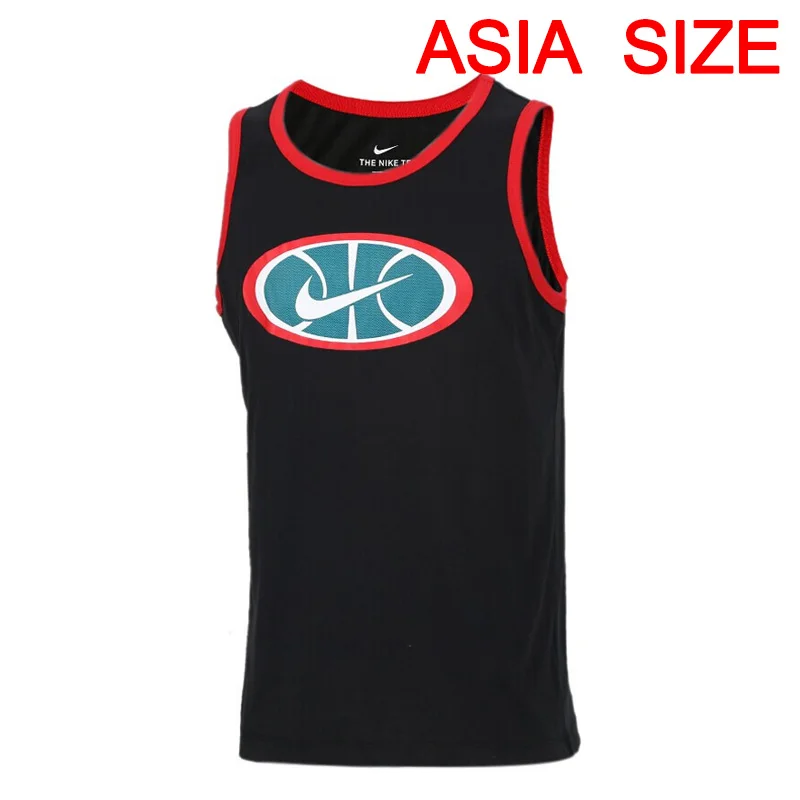 Новое поступление NIKE как M NK DRY TANK BBALL 1 Для мужчин, футболки с принтом спортивная одежда без рукавов - Цвет: BQ3676-010