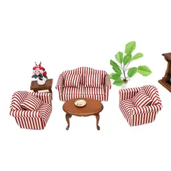 Кукольный домик мебель мини-диван набор миниатюрная гостиная дети ролевые игры кукольный домик аксессуары дети ролевые игры игрушка a613