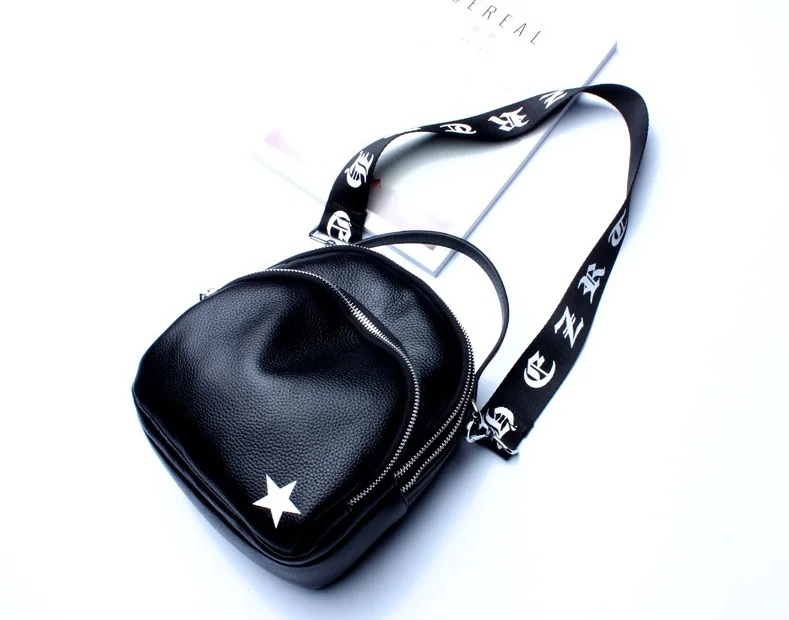 Shoulder Bags Female Travel Bag 2017 New Fashion Leather Bagpack Women Black Silver15