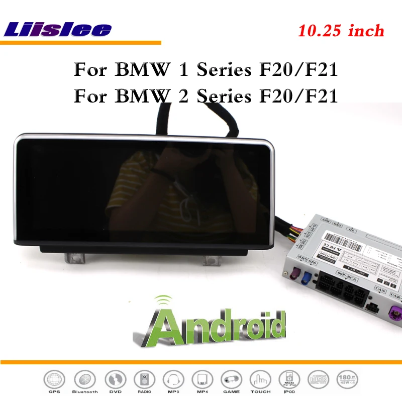 Clearance Liislee Car Android Multimedia For BMW 1 / 2 Series 2010~2018 Stereo Radio IPOD CD DVD Player GPS Navi Nav Map Navigation System 3