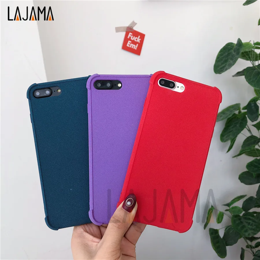 

For Iphone 6 6s 8P Heavy Duty Protection Phone Covers Matte Skidproof Full Protection Soft Phone Case for Iphone 6 6s 7 8 Plus X
