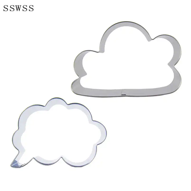 Cloudy Weather White Cloud Dark Cookie Cutter Baking Molds Cake Decorating Fondant Tools Direct Selling | Дом и сад