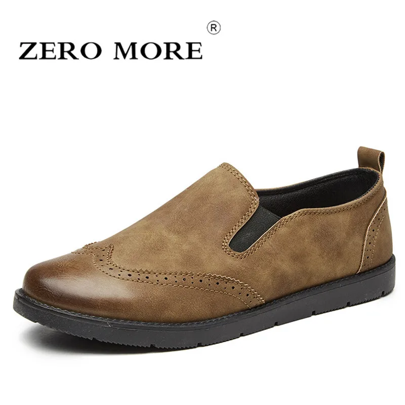 ZERO MORE/мужские лоферы; повседневные броги без шнуровки; итальянская дышащая мужская обувь; повседневная обувь; Лидер продаж; цвет желтый