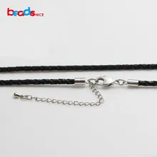 Beadsnice модное ожерелье s для женщин ожерелье s Подвески кожаное круглое ожерелье для изготовления украшений ожерелья DIY 16-18 дюймов ID24500