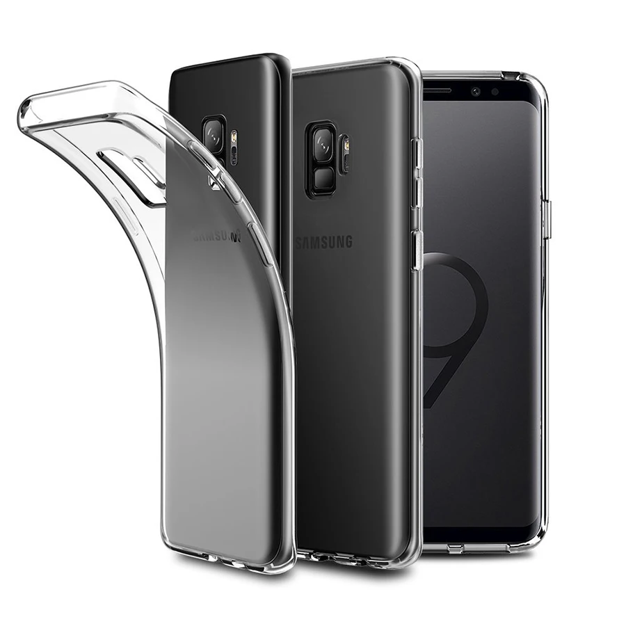 

Case for Samsung Galaxy A6 2018 A6+ Plus Cases Cover Silicone Transparent Slim Clear Soft Protector Coque Funda Etui Hoesje