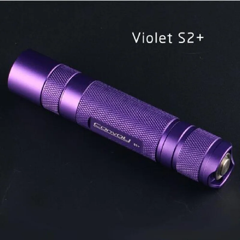 

Convoy S2+ Violet Cree XML2 U2-1A EDC LED Flashlight,torch,lantern,self defense,camping light, lamp,for bicycle,