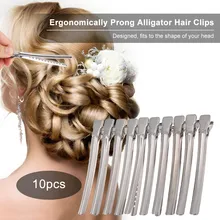 Заколки для волос плоский металлический одинарный зубец Заколки-Аллигаторы для волос заколка из стали шпильки заколка для волос или бантов DIY аксессуары