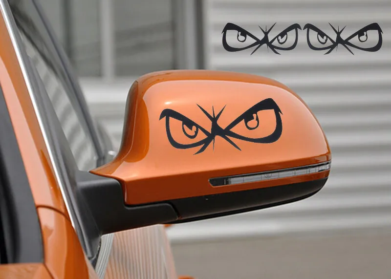 Fashion Eyes Design 3D Decoration Decal For Car Side Mirror Rearview