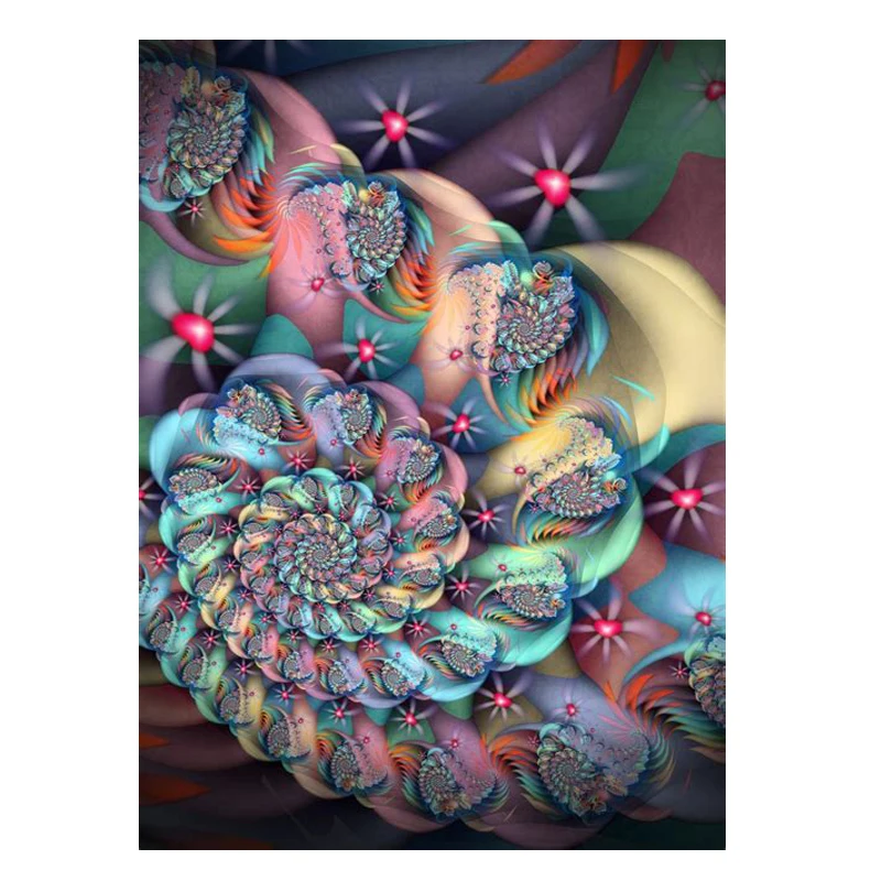 

new arrival Diamond Painting abstract flower art Diamond Paint With Diamond Picture Of Rhinestones handmade Home Decoration
