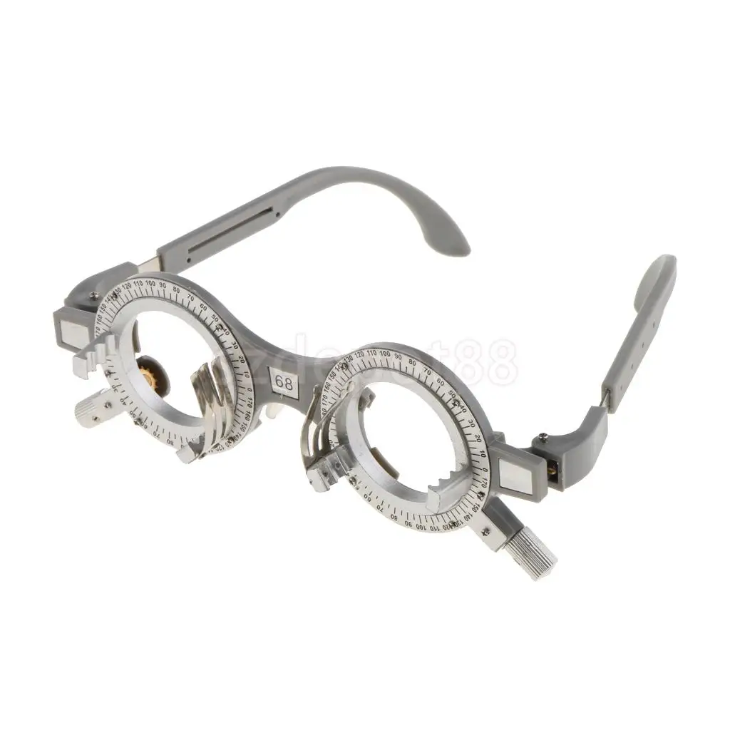 Universal Adjustable Optical Trial Lens Frame Eyeglasses Optometry Optician Optic 52mm 56mm 58mm 60mm 62mm 64mm 66mm 68mm 70mm