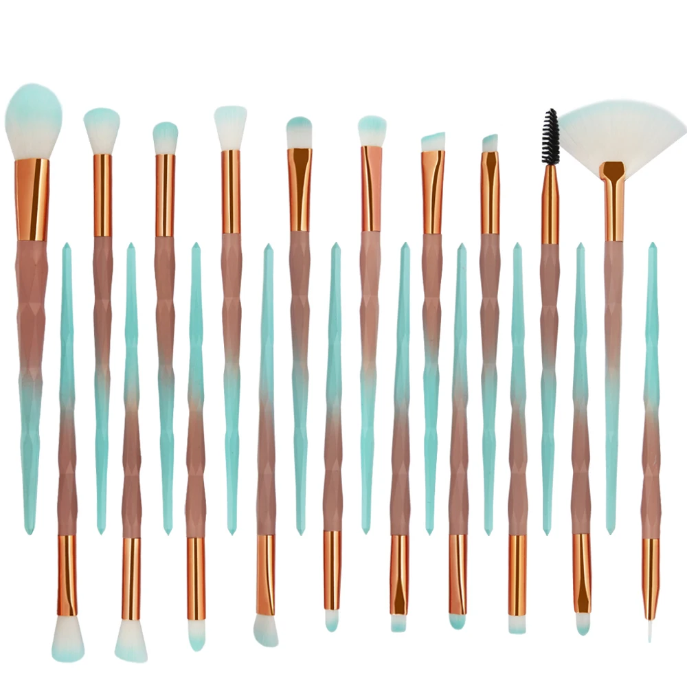 “ Lidar com Pincéis de Maquiagem Diamante Fundação Blush Blending Sombra