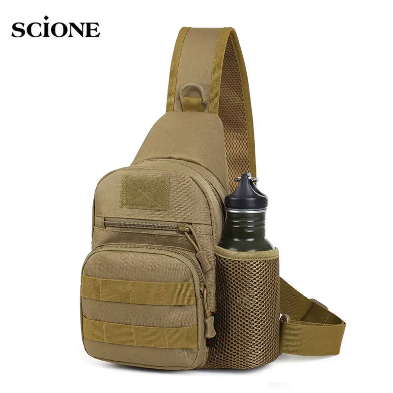 

Molle Tactical Chest Bag Military Shoulder Sling Outdoor Bags Mountaineering Travel Camping Hunting Hiking Fishing Bolsa XA435WA