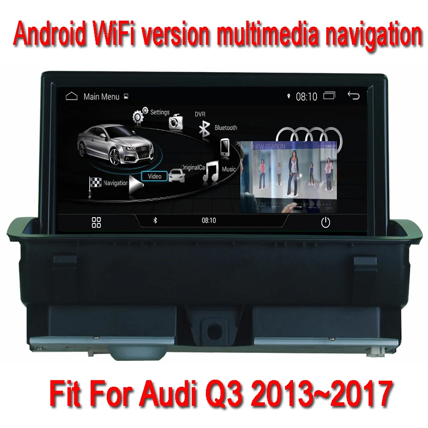 Clearance Liislee 8" Android for Audi Q3 2013~2017 touch screen GPS Navigation radio stereo dash multimedia player 3