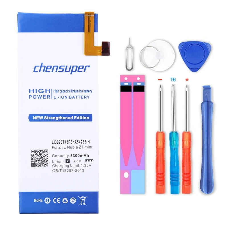 Najtaniej Nowy 3300 mah LI3823T43P6hA54236 H bateria telefonu dla ZTE Nubia Z7 mini NX507J ostrze S6 5.0 cal G717C G718C baterie + aby skorzystać z bezpłatnych narzędzi w